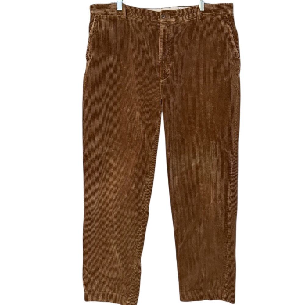 Polo Ralph Lauren Brown Corduroy Pants Men’s 42x32 Big & Tall Straight Leg VTG
